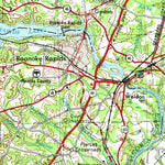 United States Geological Survey Norfolk, VA-NC (1953, 250000-Scale) digital map