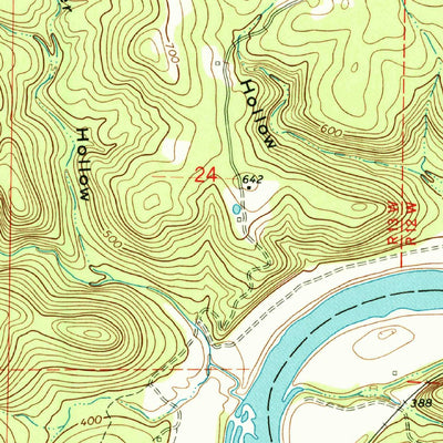 United States Geological Survey Norfork, AR (1966, 24000-Scale) digital map
