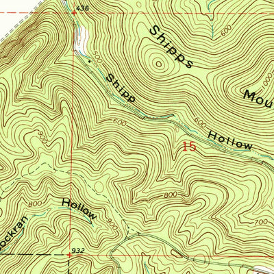 United States Geological Survey Norfork, AR (1966, 24000-Scale) digital map