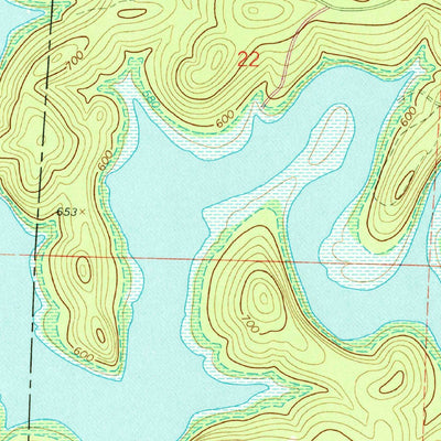 United States Geological Survey Norfork Dam North, AR (1965, 24000-Scale) digital map