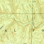 United States Geological Survey Norfork SE, AR (1966, 24000-Scale) digital map