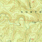 United States Geological Survey Norfork SE, AR (1966, 24000-Scale) digital map