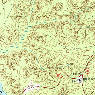 United States Geological Survey Norge, VA (1984, 24000-Scale) digital map