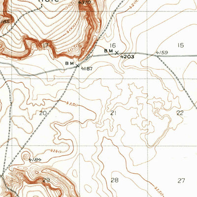 United States Geological Survey Noria, NM (1917, 62500-Scale) digital map