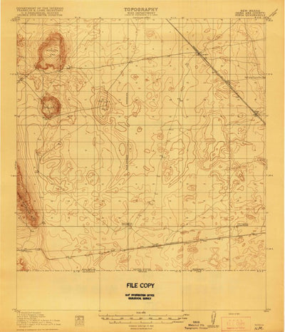 United States Geological Survey Noria, NM (1918, 62500-Scale) digital map