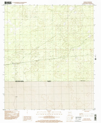 United States Geological Survey Noria, NM (1996, 24000-Scale) digital map