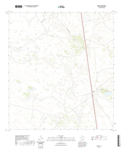 United States Geological Survey Norias, TX (2022, 24000-Scale) digital map