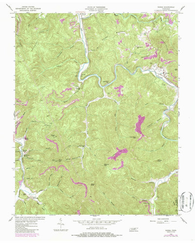 United States Geological Survey Norma, TN (1954, 24000-Scale) digital map