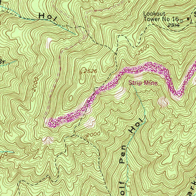 United States Geological Survey Norma, TN (1954, 24000-Scale) digital map