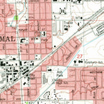 United States Geological Survey Normal East, IL (1981, 24000-Scale) digital map