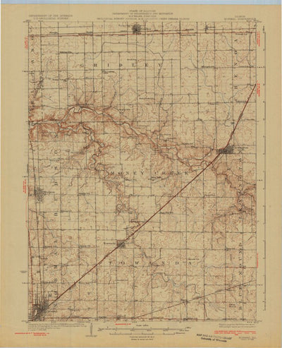 United States Geological Survey Normal, IL (1930, 62500-Scale) digital map