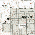 United States Geological Survey Normal West, IL (1995, 24000-Scale) digital map