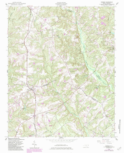 United States Geological Survey Norman, NC (1950, 24000-Scale) digital map