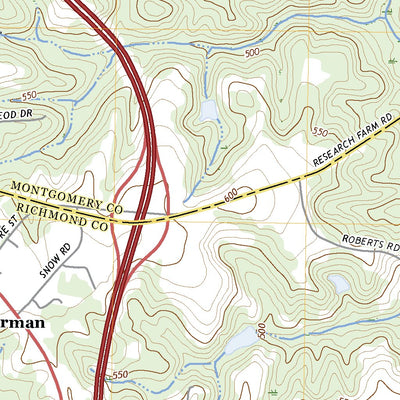 United States Geological Survey Norman, NC (2022, 24000-Scale) digital map