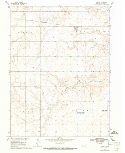 United States Geological Survey Norman, NE (1969, 24000-Scale) digital map