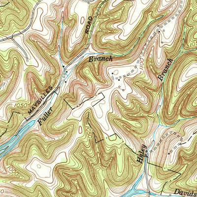 United States Geological Survey Normandy Lake, TN (1976, 24000-Scale) digital map