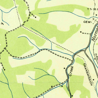 United States Geological Survey Normandy, TN (1936, 24000-Scale) digital map