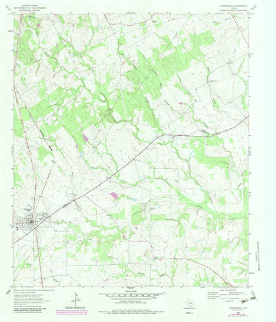 United States Geological Survey Normangee, TX (1964, 24000-Scale) digital map