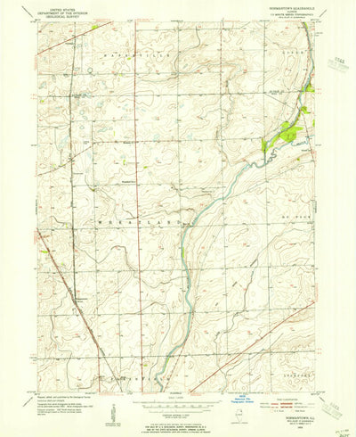 United States Geological Survey Normantown, IL (1953, 24000-Scale) digital map