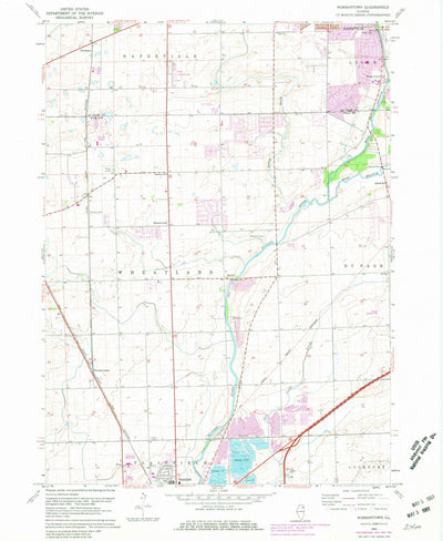 United States Geological Survey Normantown, IL (1962, 24000-Scale) digital map