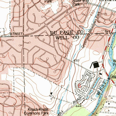 United States Geological Survey Normantown, IL (1993, 24000-Scale) digital map