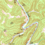 United States Geological Survey Normantown, WV (1966, 24000-Scale) digital map