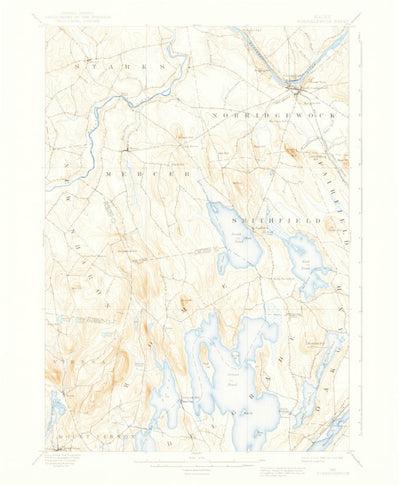 United States Geological Survey Norridgewock, ME (1898, 62500-Scale) digital map