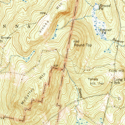 United States Geological Survey Norridgewock, ME (1943, 62500-Scale) digital map