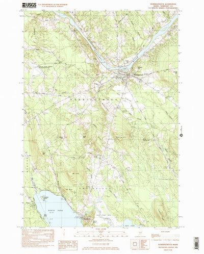 United States Geological Survey Norridgewock, ME (1982, 24000-Scale) digital map