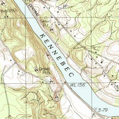 United States Geological Survey Norridgewock, ME (1982, 24000-Scale) digital map