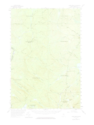 United States Geological Survey Norris Brook, ME (1957, 62500-Scale) digital map