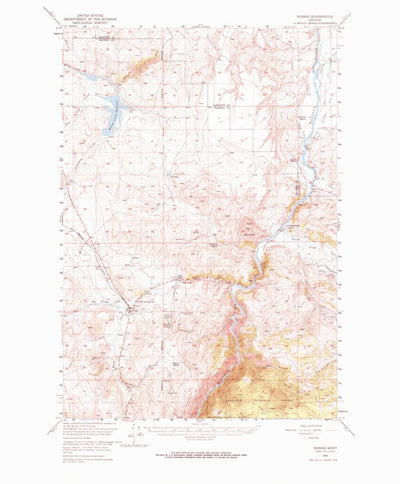 United States Geological Survey Norris, MT (1949, 62500-Scale) digital map