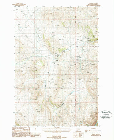 United States Geological Survey Norris, MT (1988, 24000-Scale) digital map