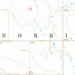 United States Geological Survey Norris, SD (1969, 24000-Scale) digital map