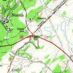 United States Geological Survey Norris, TN (1952, 24000-Scale) digital map