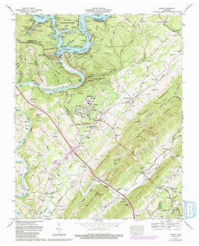 United States Geological Survey Norris, TN (1973, 24000-Scale) digital map