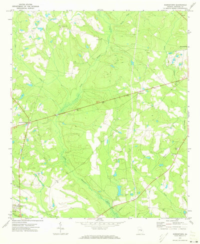 United States Geological Survey Norristown, GA (1971, 24000-Scale) digital map