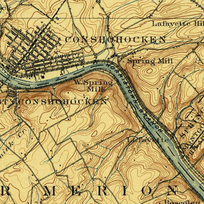 United States Geological Survey Norristown, PA (1896, 62500-Scale) digital map