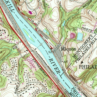 United States Geological Survey Norristown, PA (1966, 24000-Scale) digital map