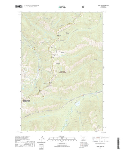 United States Geological Survey Norse Peak, WA (2020, 24000-Scale) digital map