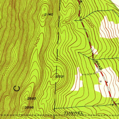 United States Geological Survey North Adams, MA-VT (1944, 24000-Scale) digital map
