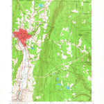United States Geological Survey North Adams, MA-VT (1960, 24000-Scale) digital map