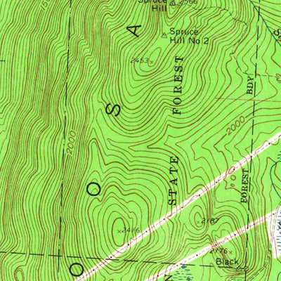 United States Geological Survey North Adams, MA-VT (1960, 24000-Scale) digital map
