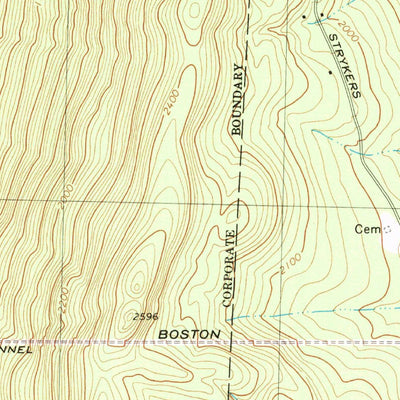 United States Geological Survey North Adams, MA-VT (1973, 24000-Scale) digital map