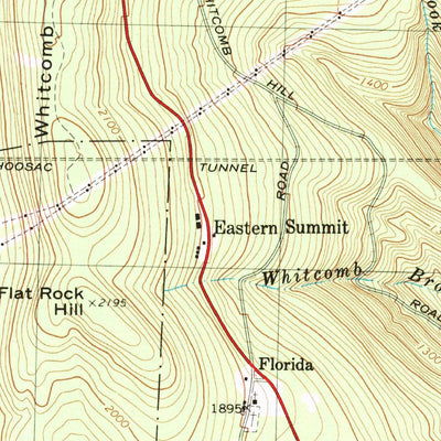 United States Geological Survey North Adams, MA-VT (1973, 24000-Scale) digital map