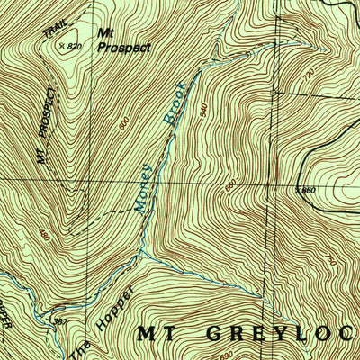 United States Geological Survey North Adams, MA-VT (1988, 25000-Scale) digital map