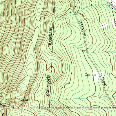 United States Geological Survey North Adams, MA-VT (1997, 24000-Scale) digital map