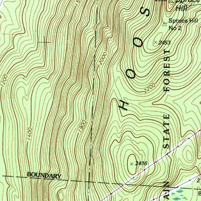 United States Geological Survey North Adams, MA-VT (1997, 24000-Scale) digital map