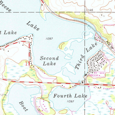 United States Geological Survey North Adams, MI (1959, 24000-Scale) digital map