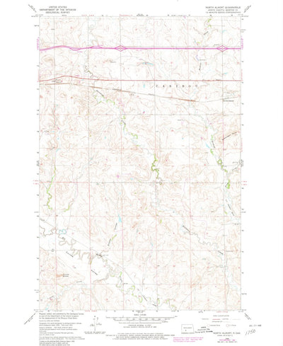 United States Geological Survey North Almont, ND (1980, 24000-Scale) digital map